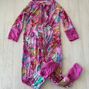 Bums & Roses X My Little Pony Size 18-24 month Convertible Sleeper VGUC